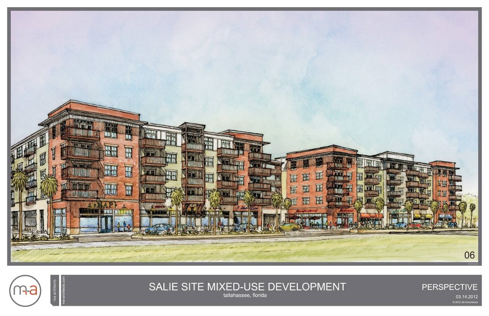 Proposed multi-use development on what is now known as the 'Salie' property
