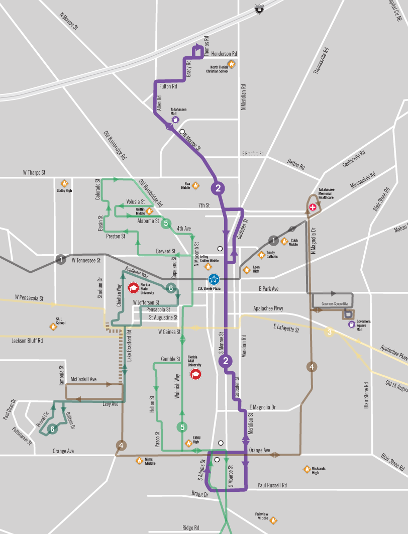 N2 Route Map (Nights & Sundays)