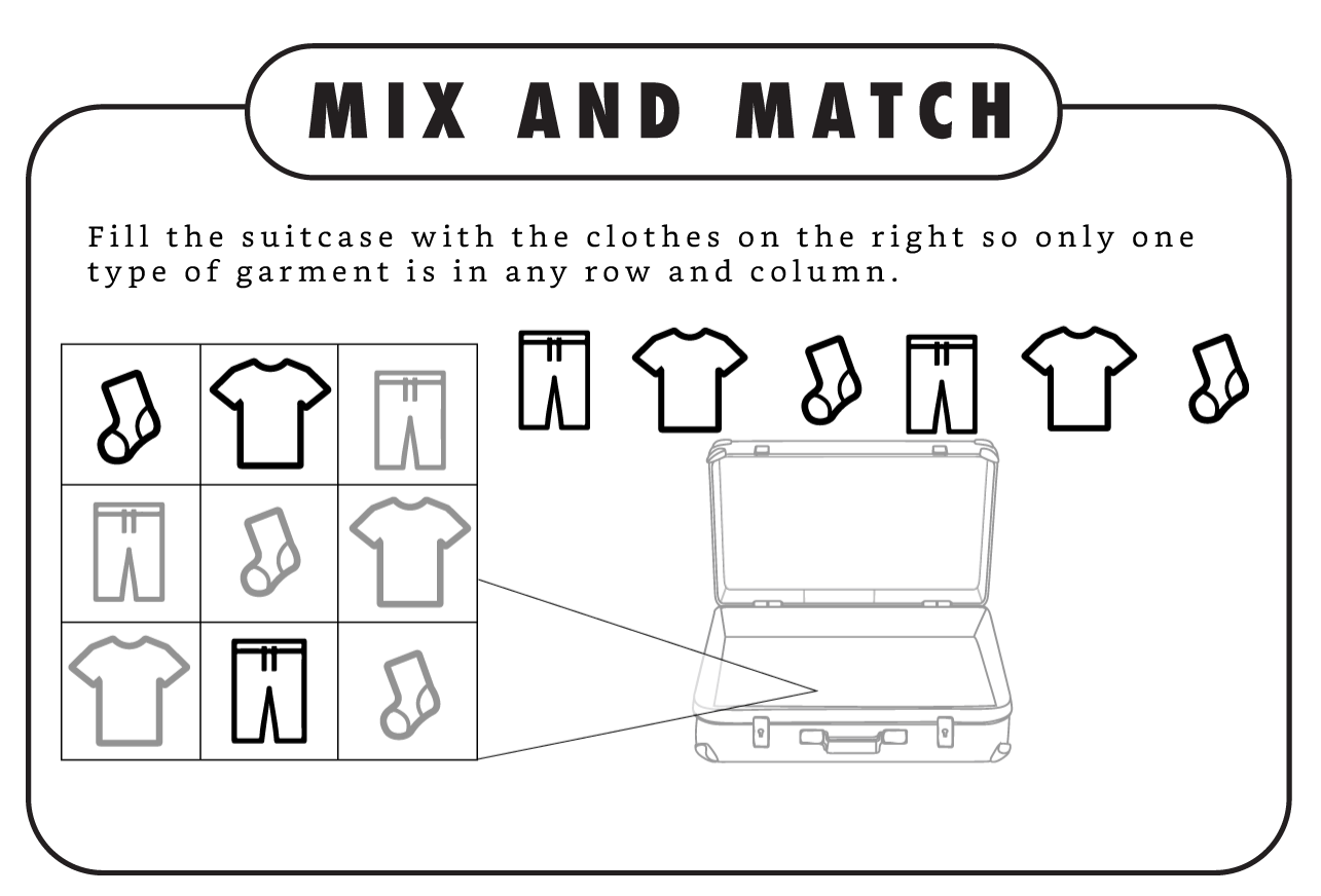 Mix and Match Answers