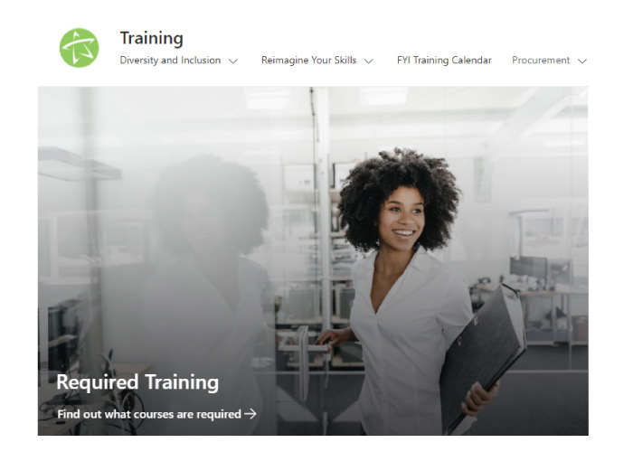 training offered online for employees