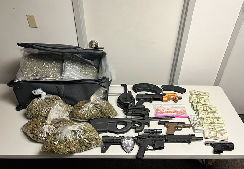 Drugs, guns and cash