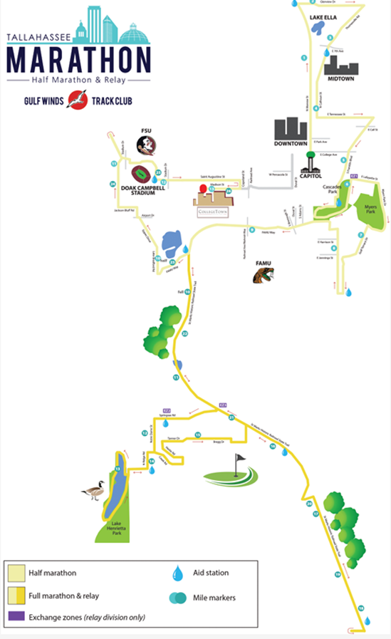 Marathon route